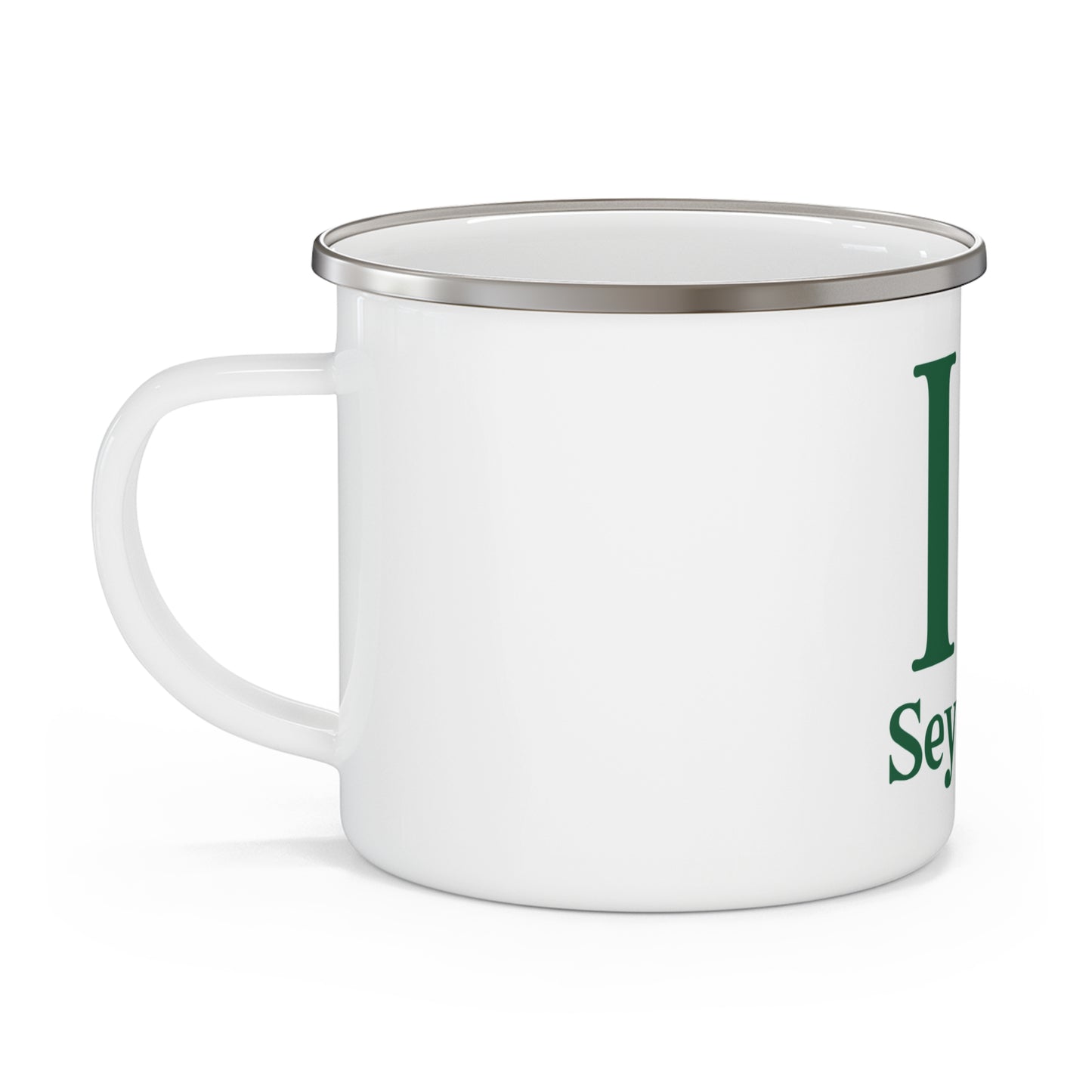 I Clover Seymour Enamel Camping Mug