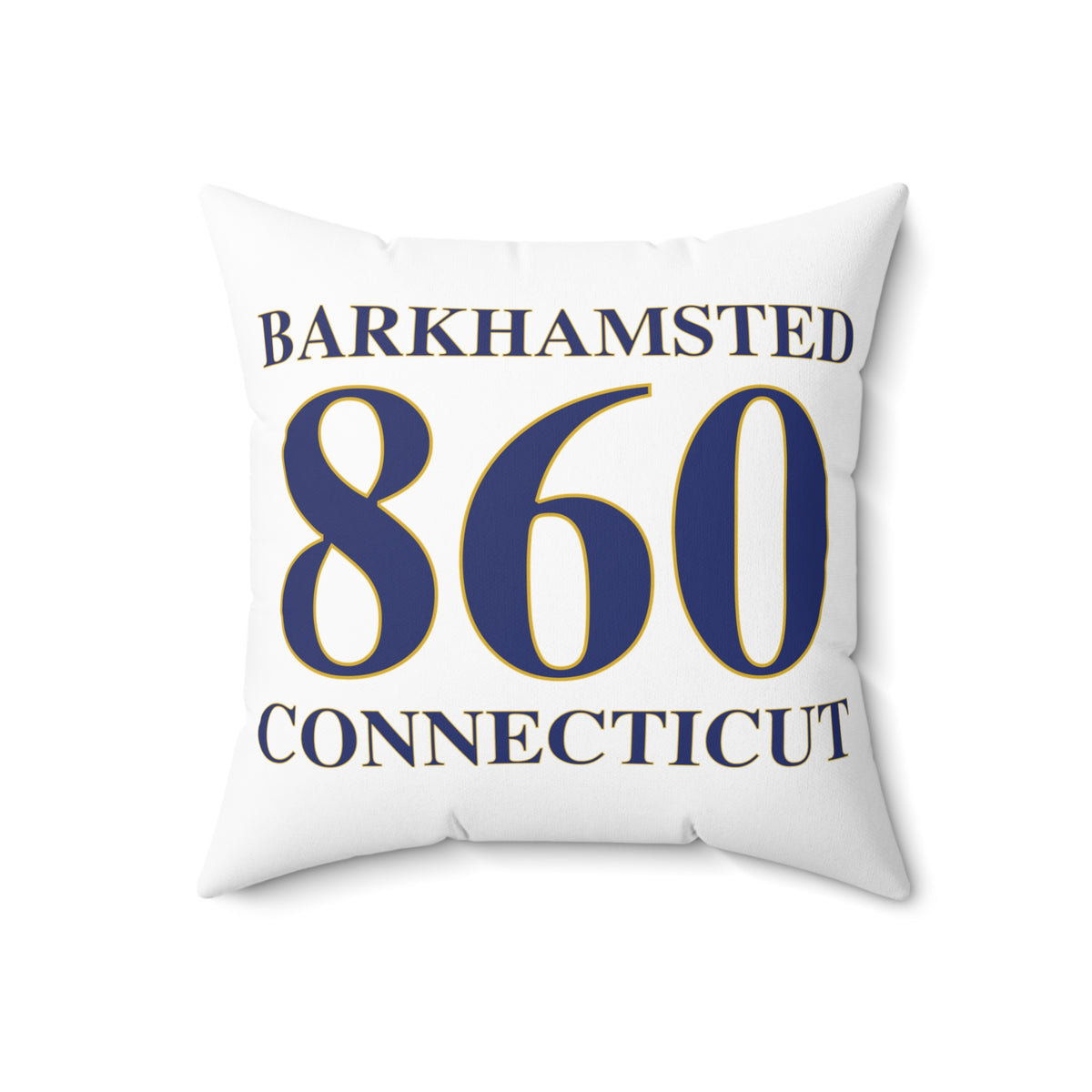 Barkhamsted 860 Connecticut Polyester Square Pillow