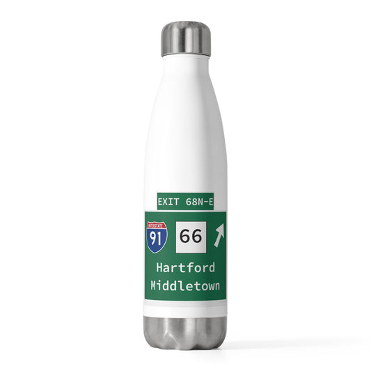 Vintage WCP Exit 68-NE Sign 20oz Insulated Bottle