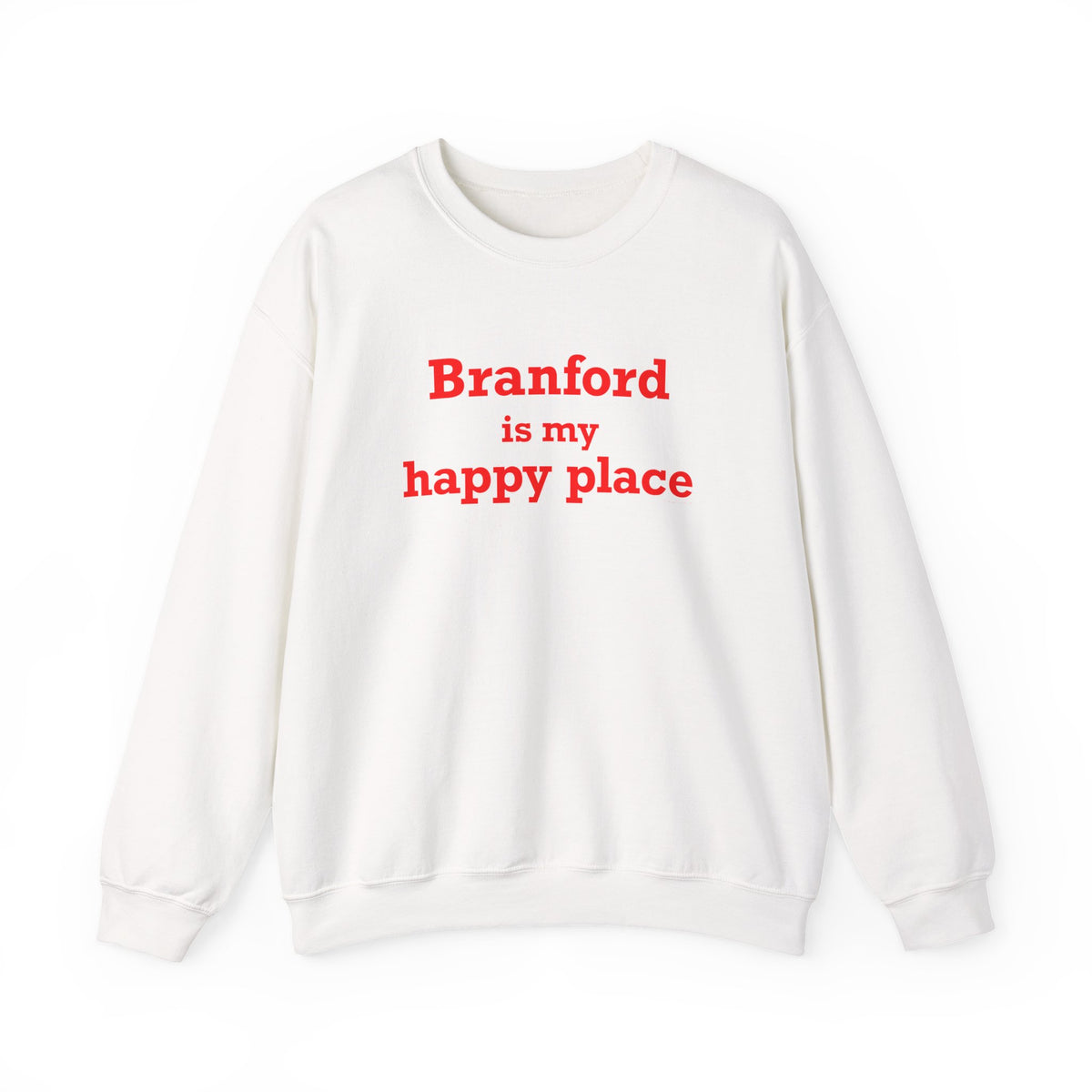 Branford is My Happy Place  Unisex Heavy Blend™ Crewneck Sweatshirt