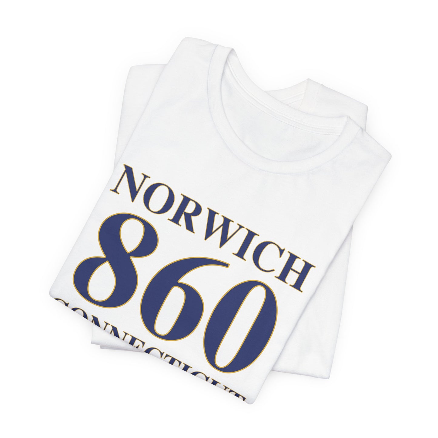 Norwich 860 Connecticut Unisex Jersey Short Sleeve Tee