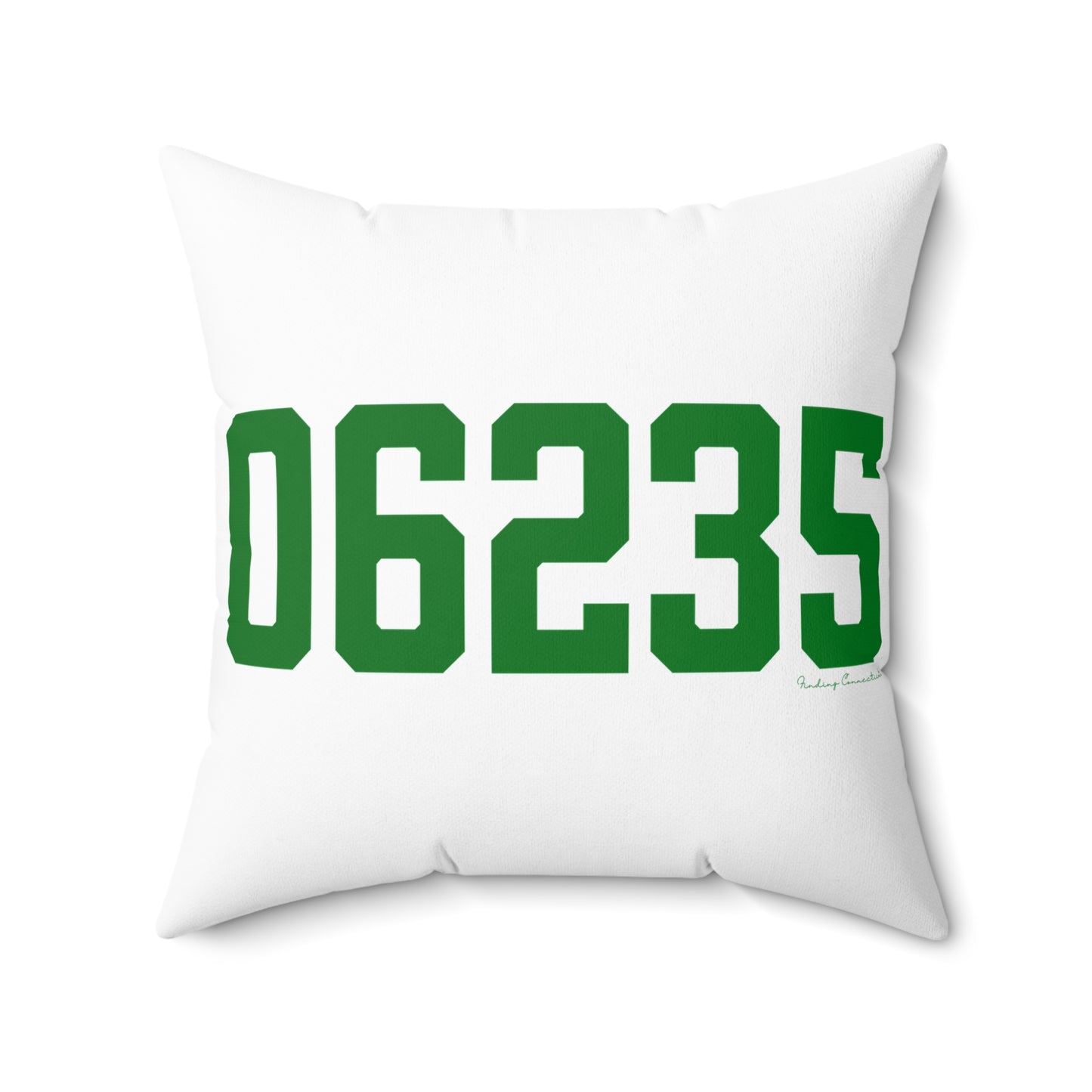 06235 Chaplin Connecticut Zip Code Spun Polyester Square Pillow
