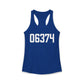 06374 Plainfield CT Zip Code Women's Ideal Racerback Tank Top