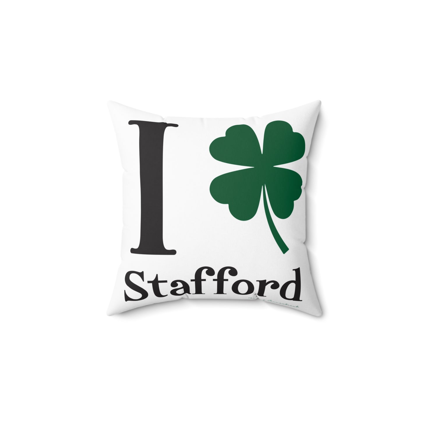 I Clover Stafford Spun Polyester Square Pillow