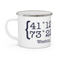 Weston Coordinates Enamel Camping Mug