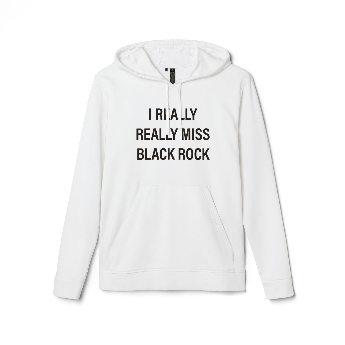 I Really Really Miss Black Rock adidas® Unisex Fleece Hoodie