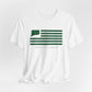 Lisbon Connecticut St. Patrick’s Day Flag Unisex Jersey Short Sleeve T-Shirt