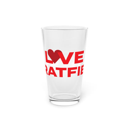Love Stratfield Pint Glass, 16oz