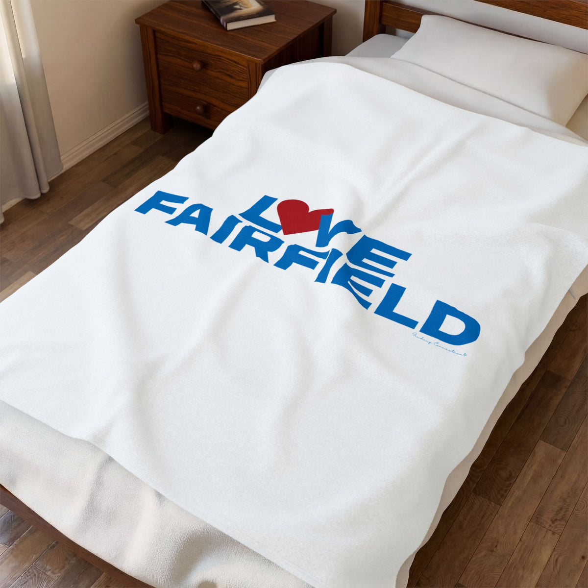Love Fairfield  Velveteen Plush Blanket