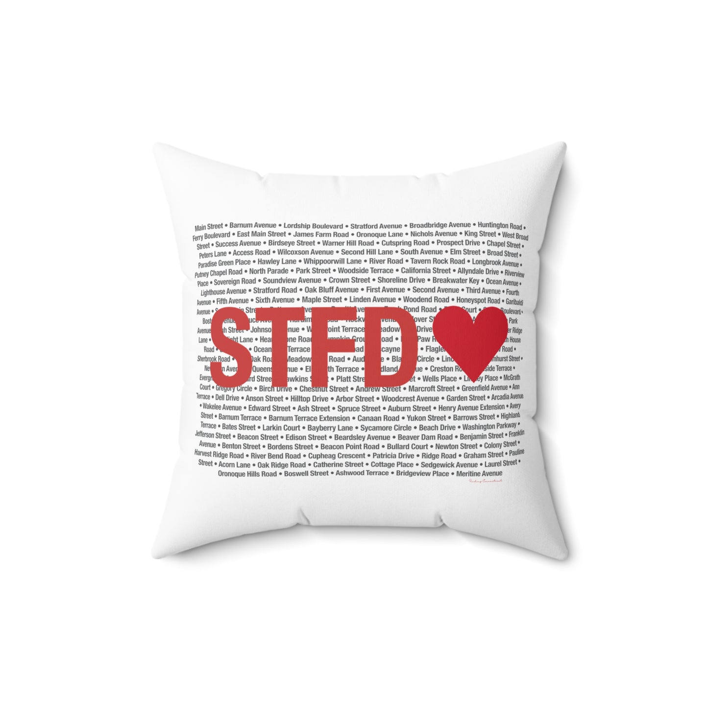 Stratford Love Spun Polyester Square Pillow
