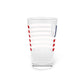 Cromwell Connecticut Flag Pint Glass, 16oz