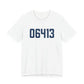 06413 Clinton Connecticut Zip Code Unisex Jersey Short Sleeve T-Shirt