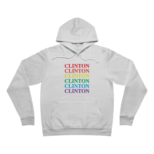 Clinton Pride Unisex Sponge Fleece Pullover Hoodie