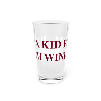 Just a kid from South Windsor  Pint Glass, 16oz