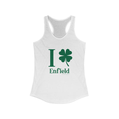 I Clover Enfield Women's Ideal Racerback Tank