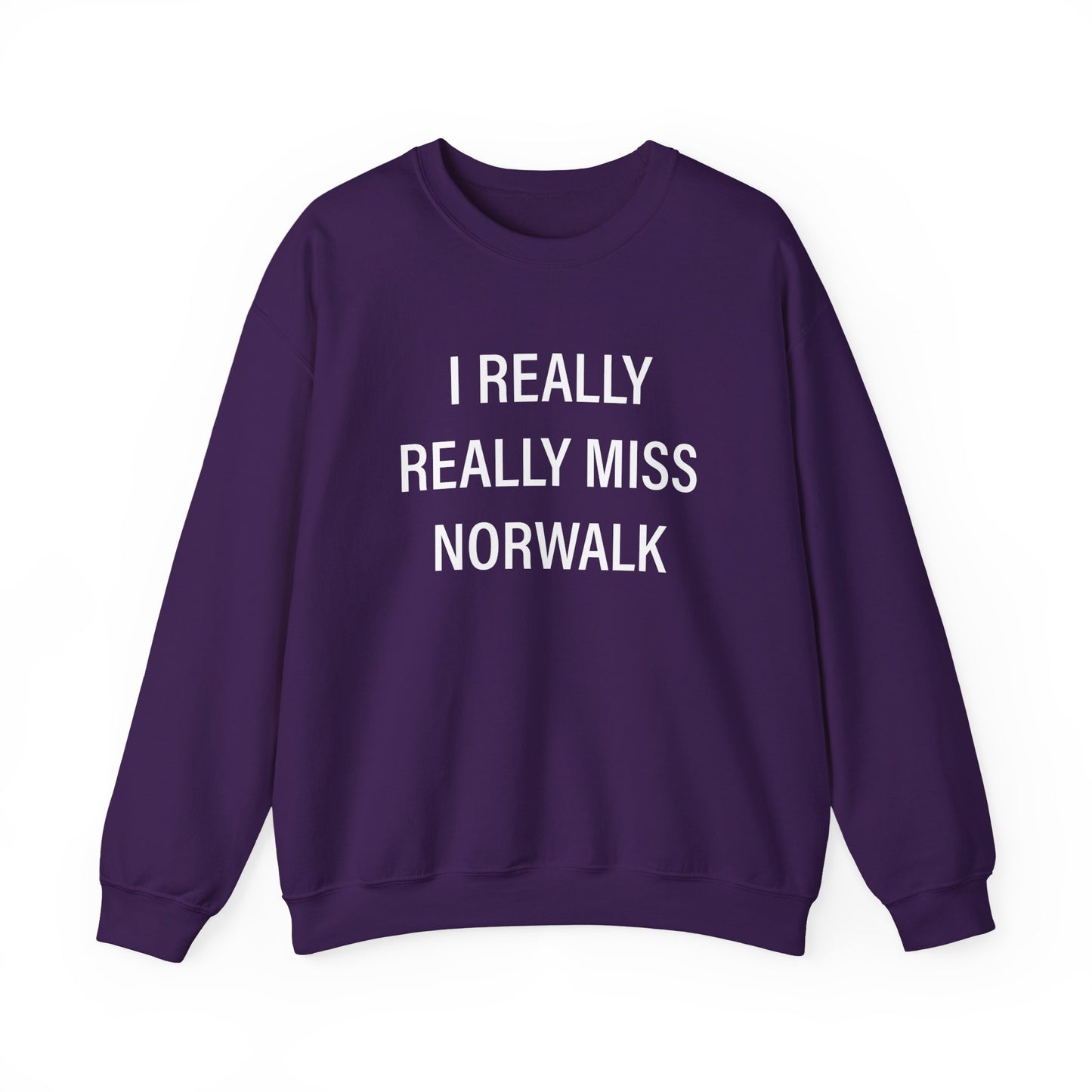 I Really Really Miss Norwalk Unisex Heavy Blend™ Crewneck Sweatshirt