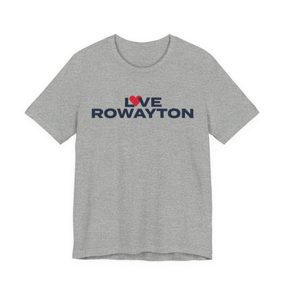 Love Rowayton Unisex Jersey Short Sleeve T-Shirt