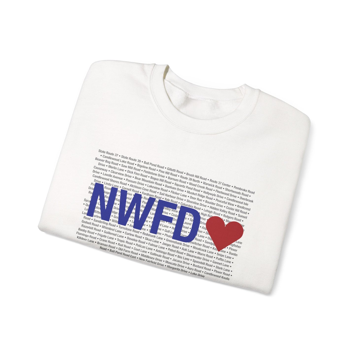 New Fairfield Love Unisex Heavy Blend™ Crewneck Sweatshirt