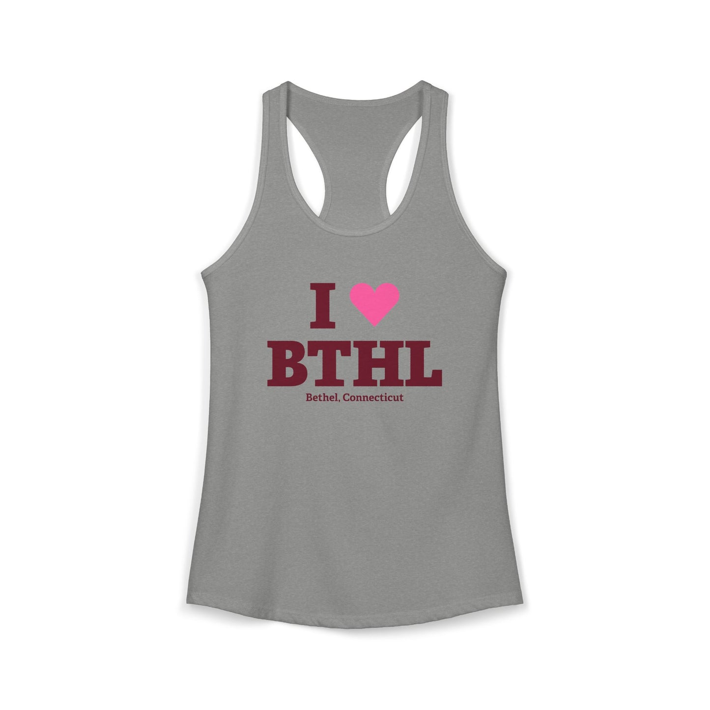 I Heart BTHL Women's Ideal Racerback Tank Top