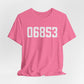 06853 Norwalk CT Zip Code Unisex Jersey Short Sleeve T-Shirt