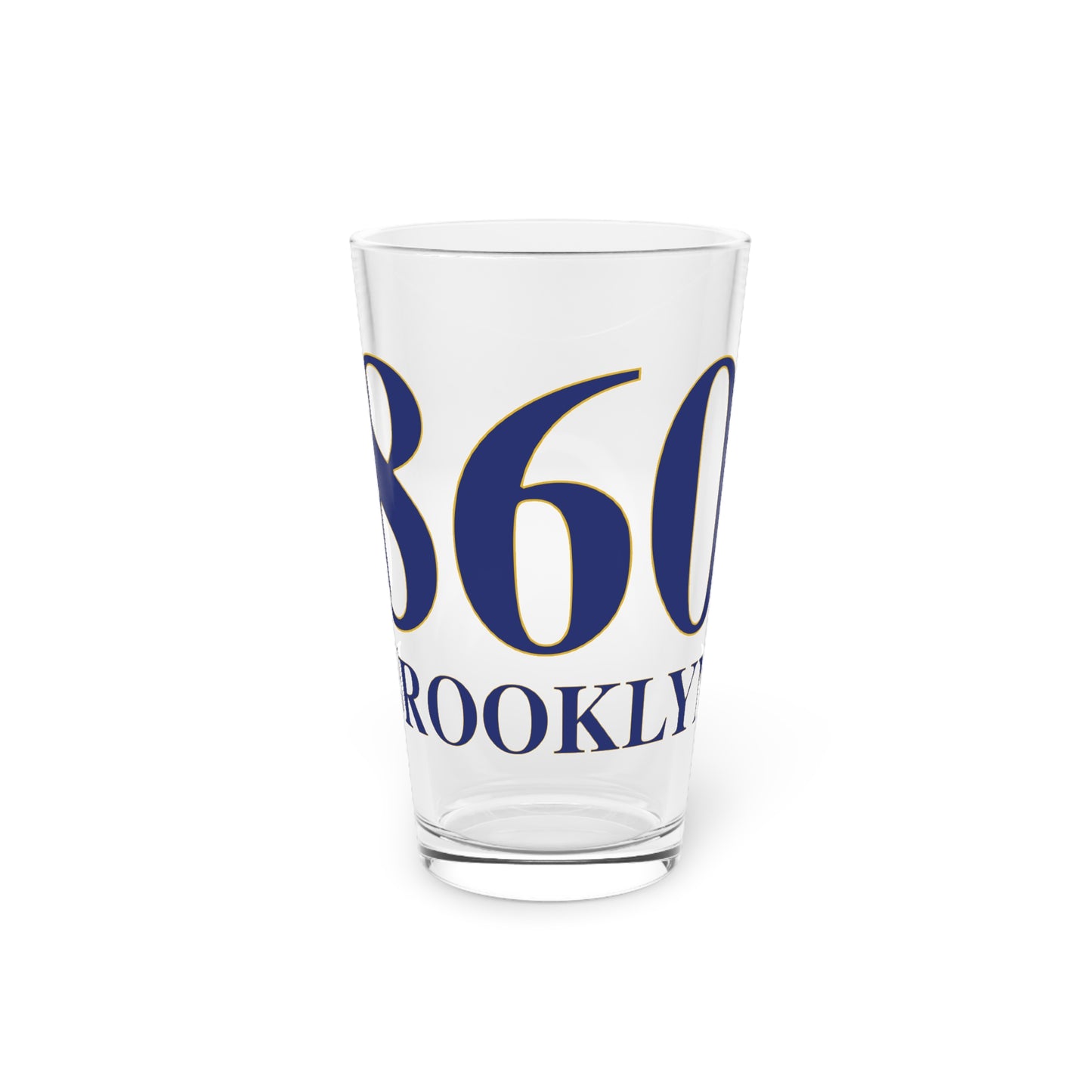 860 Brooklyn Pint Glass, 16oz