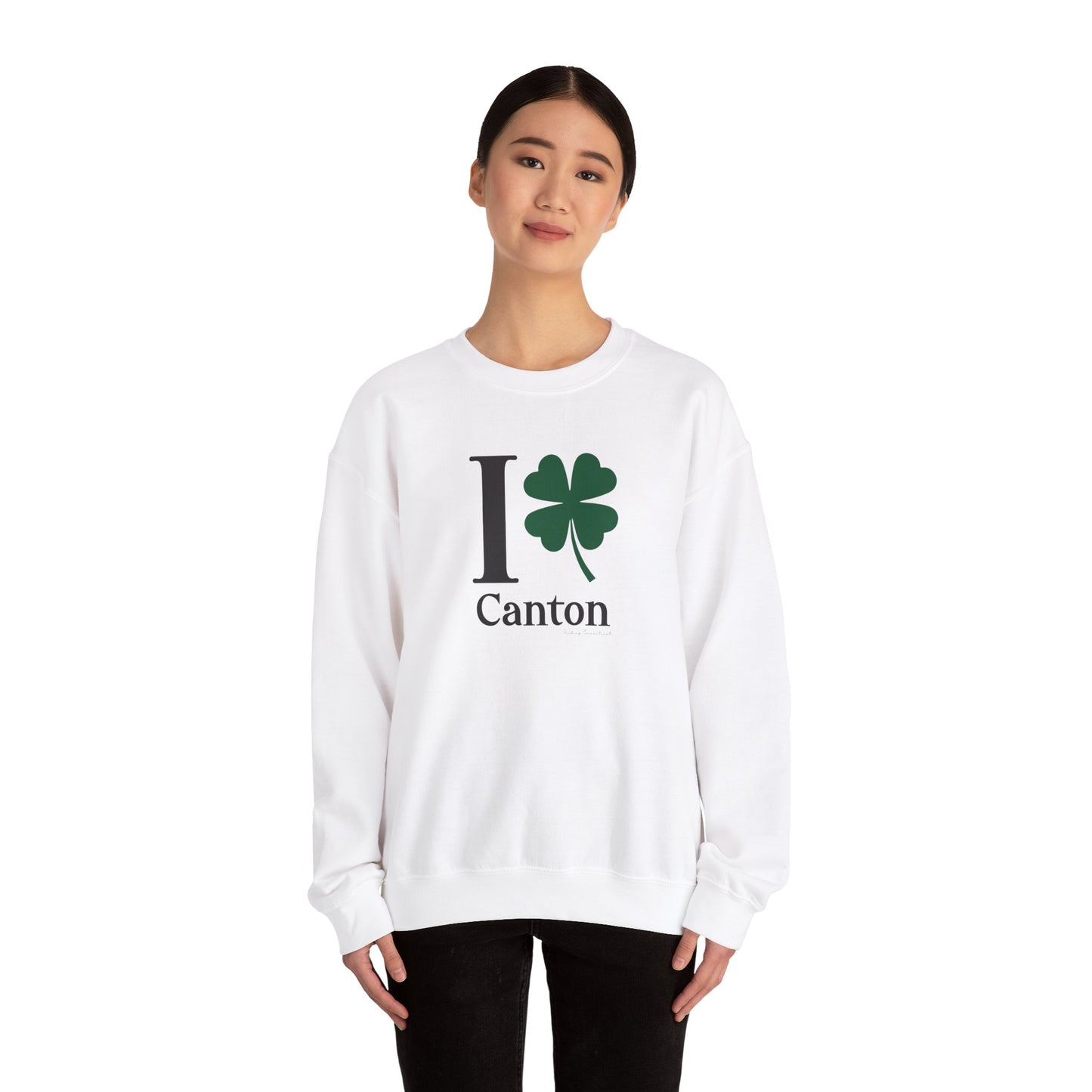 I Clover Canton Unisex Heavy Blend™ Crewneck Sweatshirt