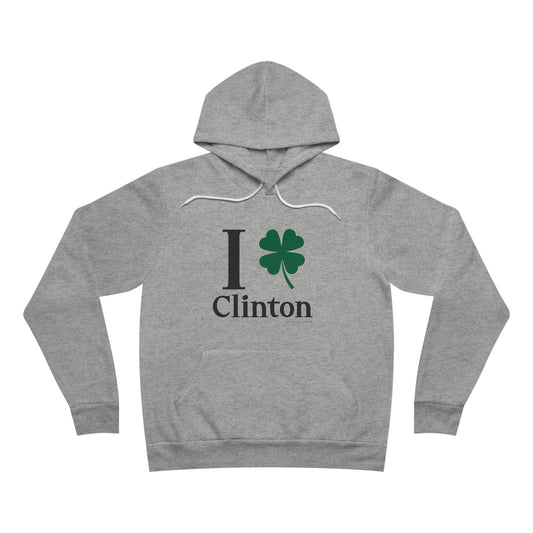 I Clover Clinton Unisex Sponge Fleece Pullover Hoodie