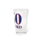 860 Stafford Red, White & Blue Pint Glass, 16oz