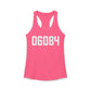 06084 Tolland CT Zip Code Women's Ideal Racerback Tank Top