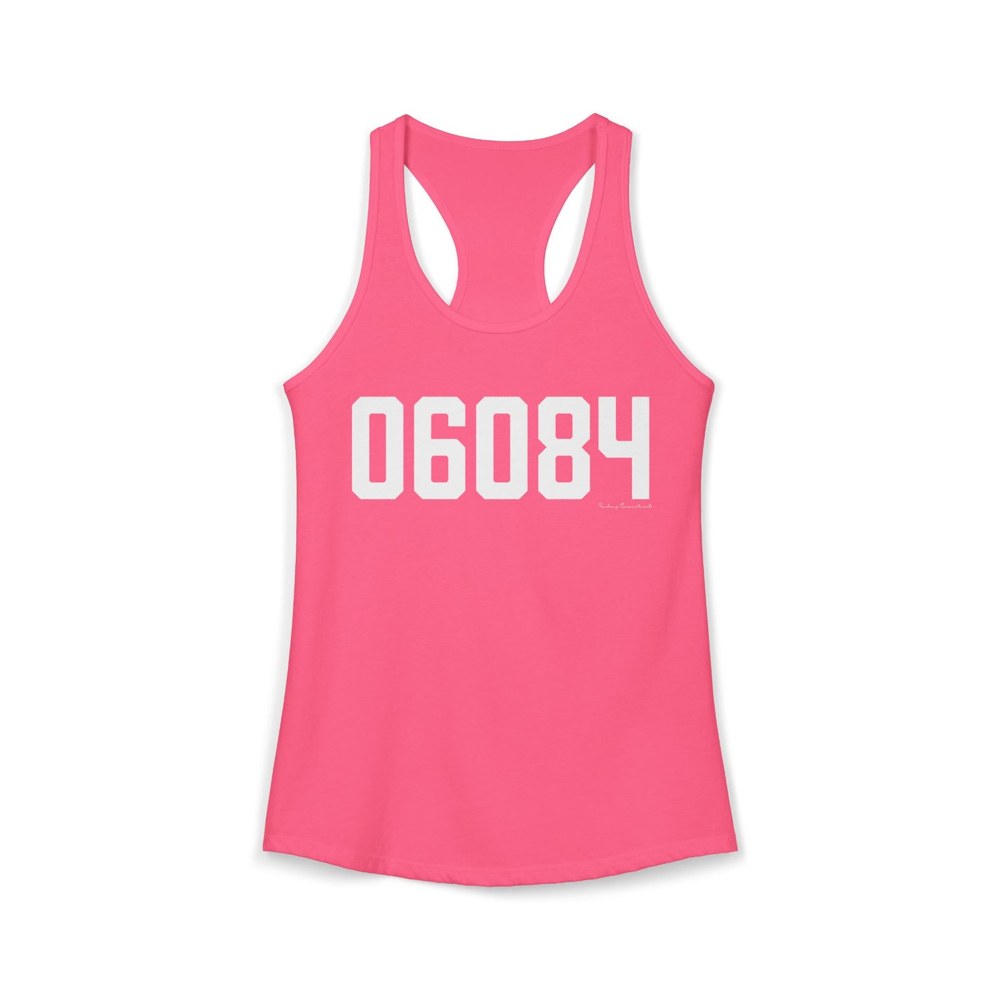 06084 Tolland CT Zip Code Women's Ideal Racerback Tank Top