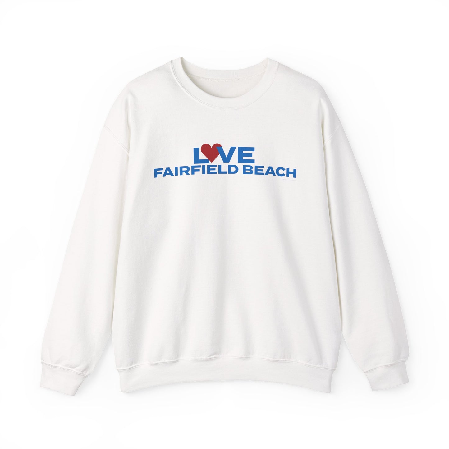 Love Fairfield Beach Unisex Heavy Blend™ Crewneck Sweatshirt