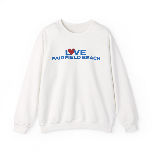 Love Fairfield Beach Unisex Heavy Blend™ Crewneck Sweatshirt
