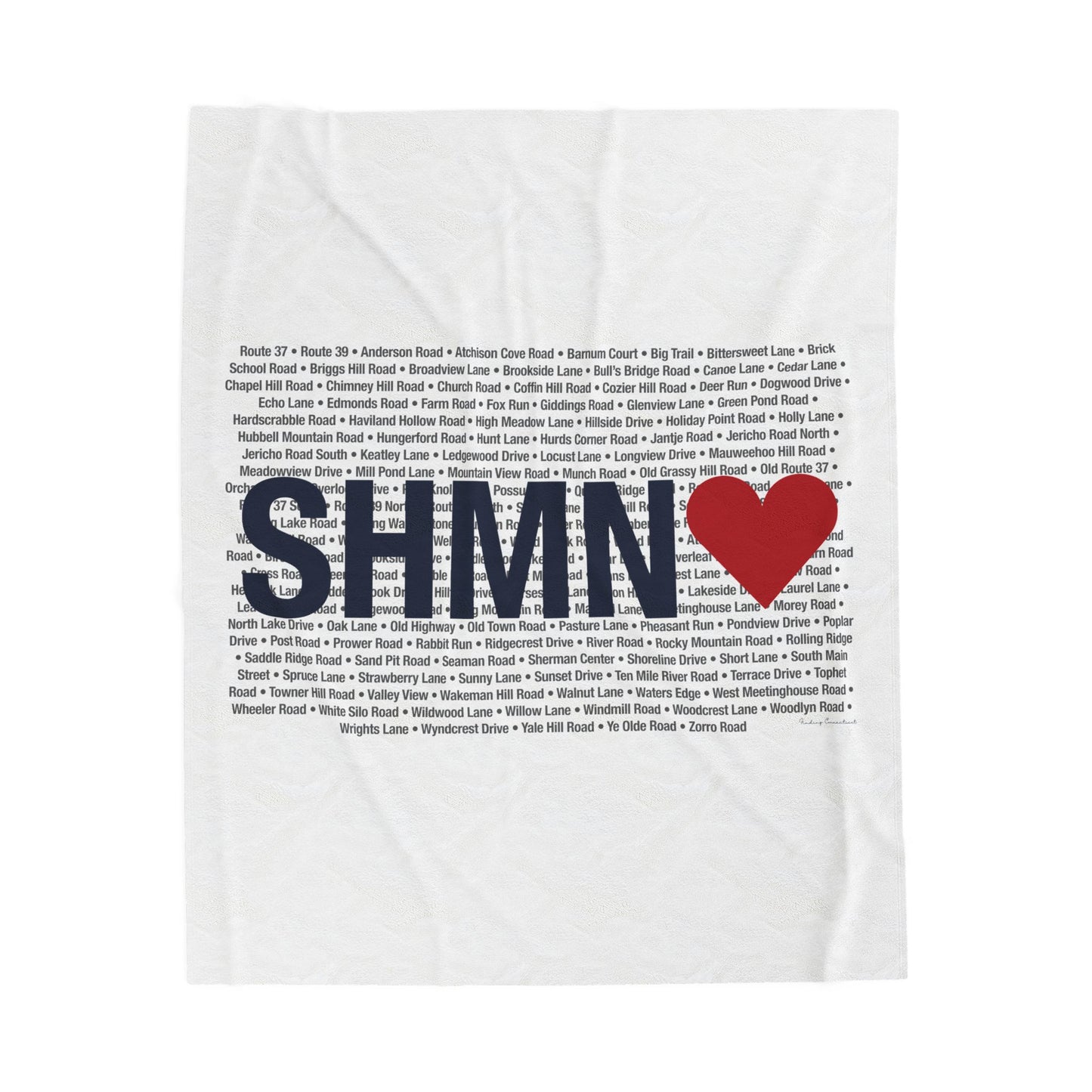 Sherman Love  Velveteen Plush Blanket