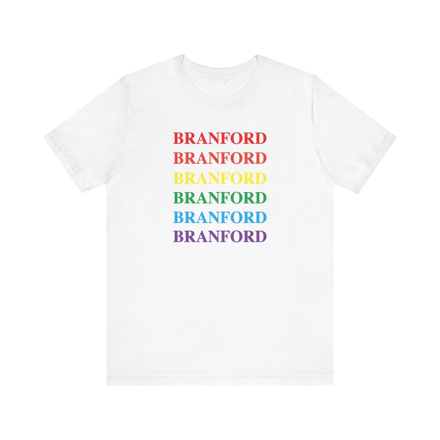 Branford Pride Unisex Jersey Short Sleeve Tee