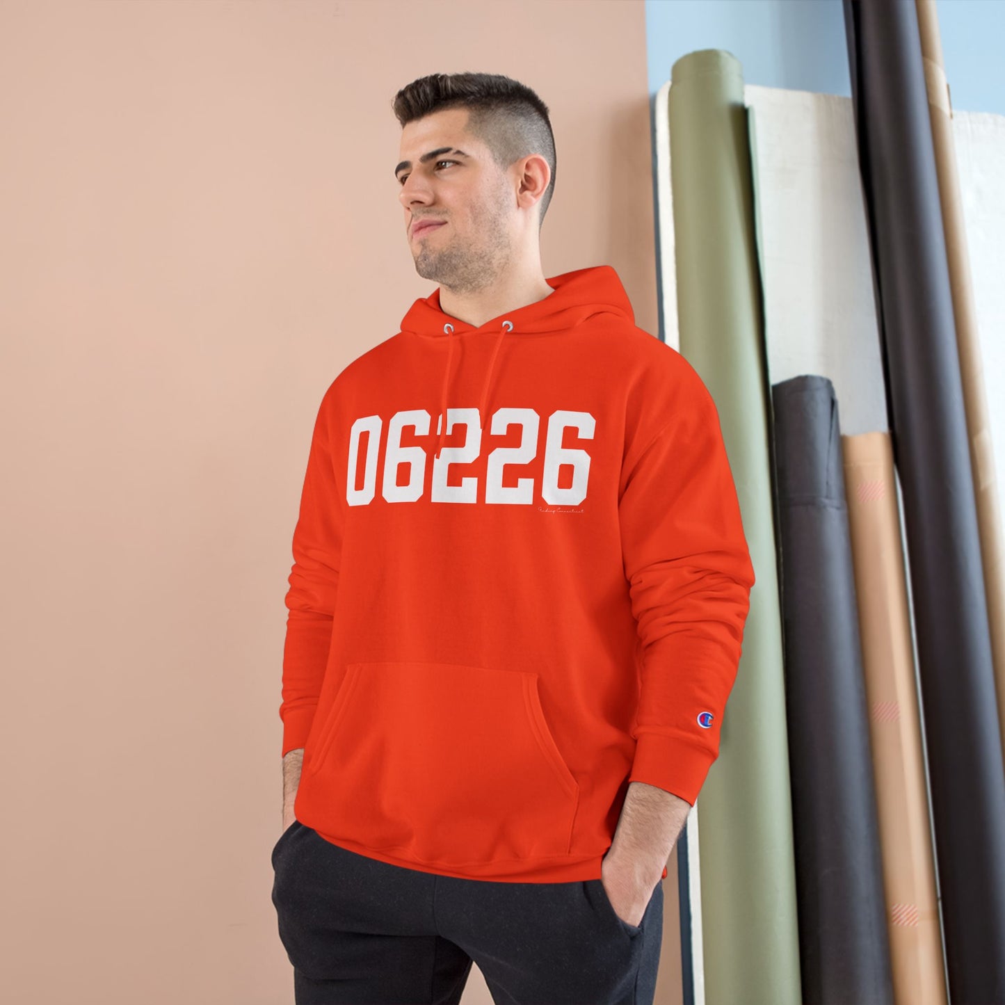 06226 Willimantic CT Zip Code Champion Hoodie