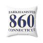 Barkhamsted 860 Connecticut Polyester Square Pillow