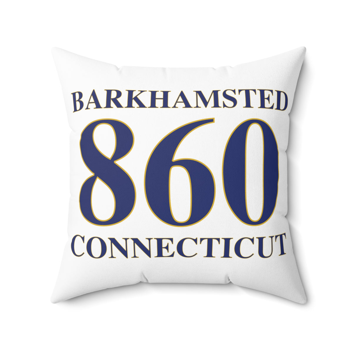 Barkhamsted 860 Connecticut Polyester Square Pillow