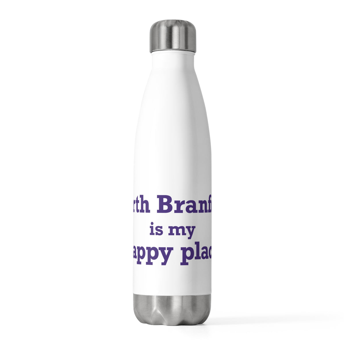 North Branford is My Happy Place 20 oz Insulated Bottle