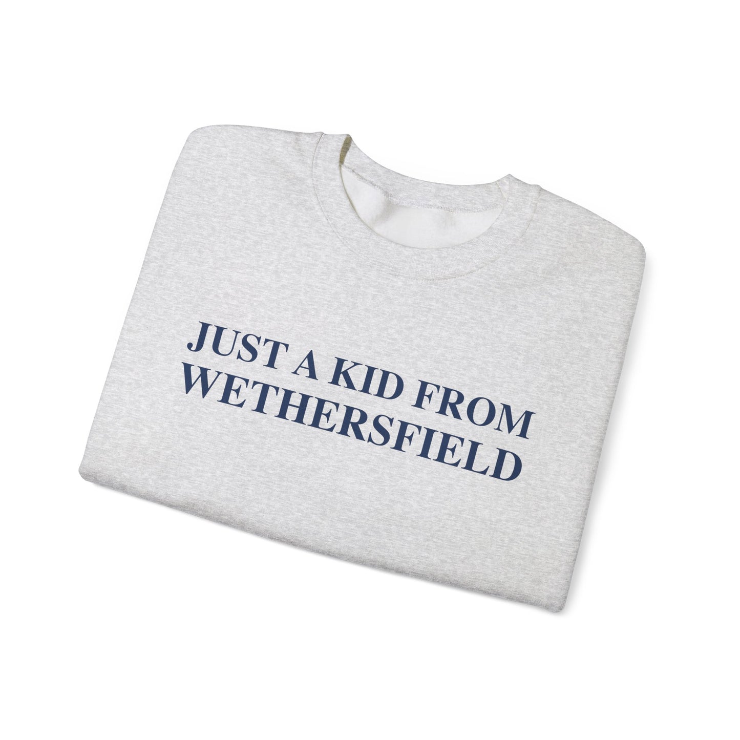 Just a kid from Wethersfield Unisex Heavy Blend™ Crewneck Sweatshirt