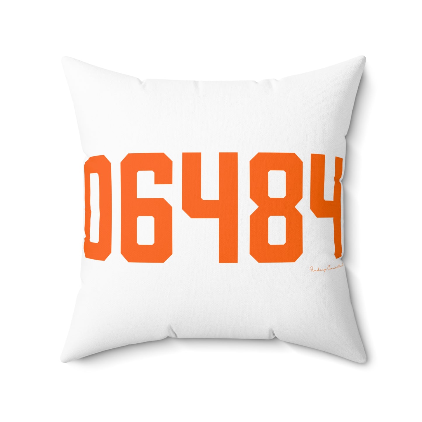 06484 Shelton Connecticut Zip Code Spun Polyester Square Pillow