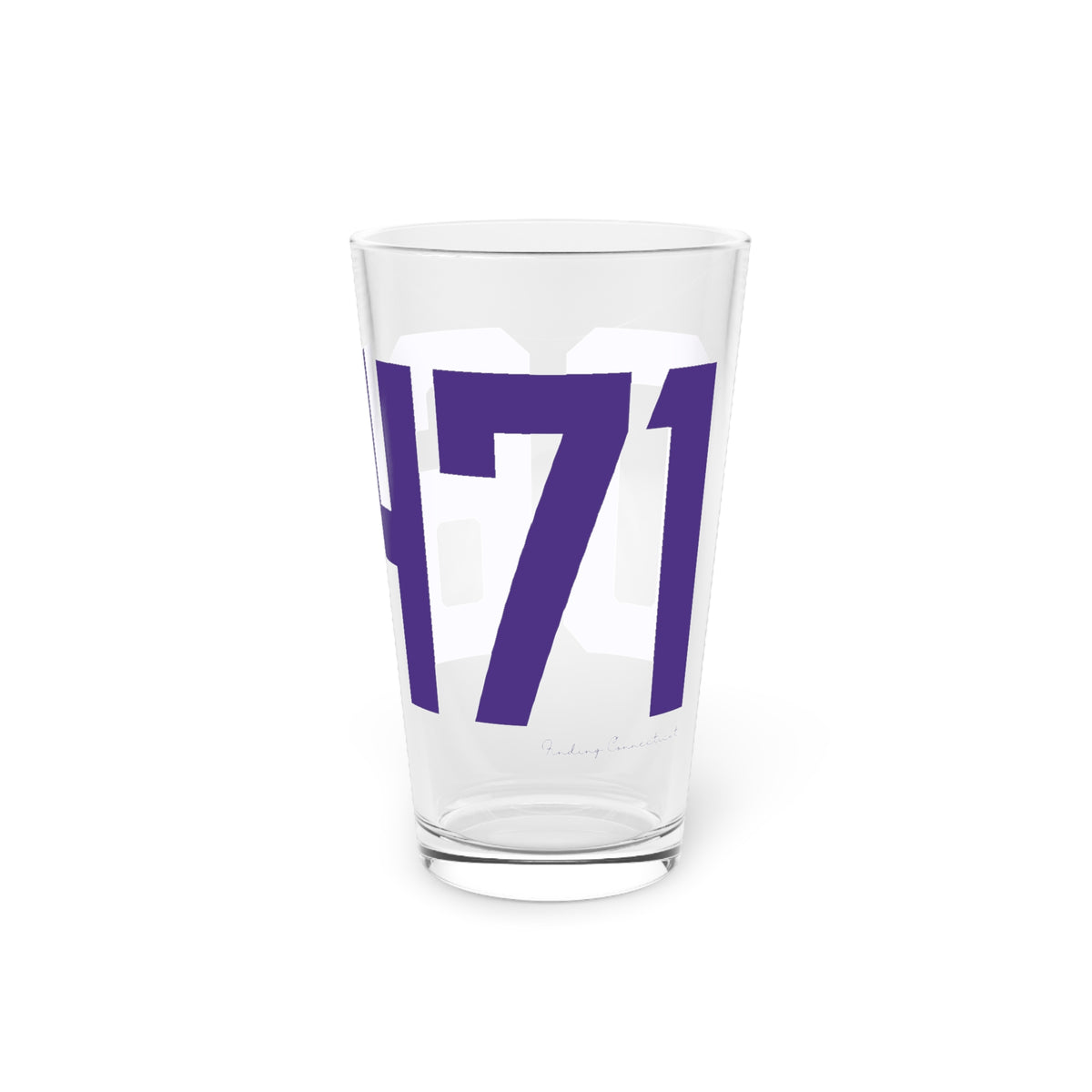 06471 North Branford Connecticut Zip Code Pint Glass, 16oz