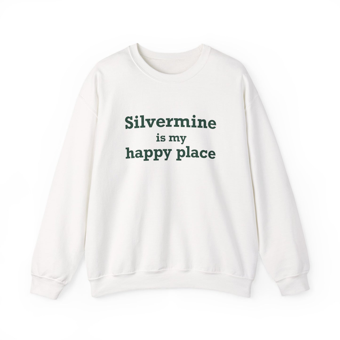 Silvermine is My Happy Place Unisex Heavy Blend™ Crewneck Sweatshirt