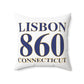 Lisbon 860 Connecticut Spun Polyester Square Pillow