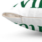 I Clover Wilton Spun Polyester Square Pillow