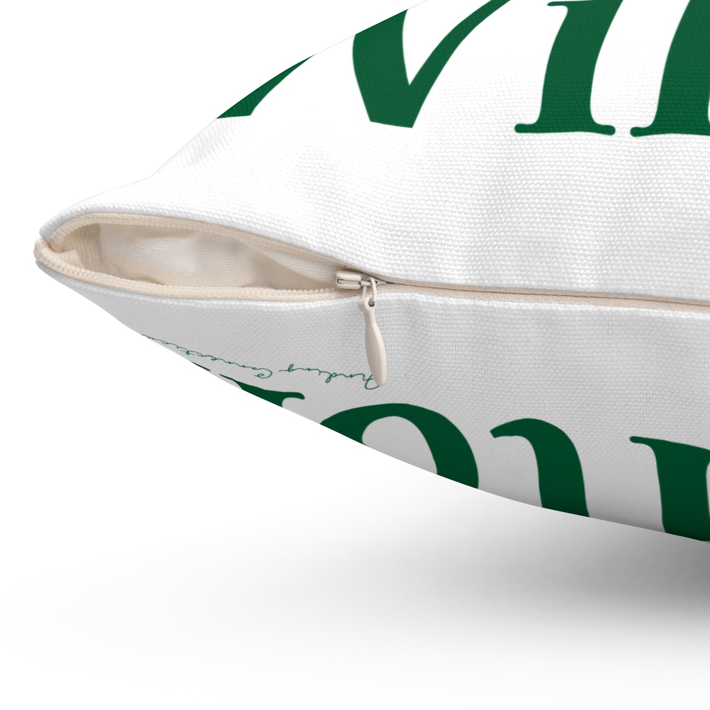 I Clover Wilton Spun Polyester Square Pillow