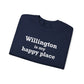 Willington is My Happy Place Unisex Heavy Blend™ Crewneck Sweatshirt