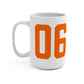 06877 Ridgefield Connecticut Zip Code Mug 15oz