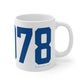 06078 Suffield Connecticut Zip Code Mug 11oz