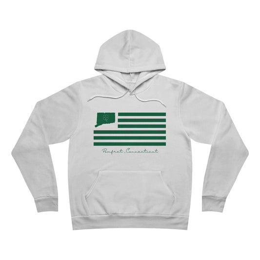 Pomfret Connecticut St. Patrick’s Day Flag Unisex Sponge Fleece Pullover Hoodie