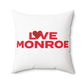 Love Monroe Spun Polyester Square Pillow